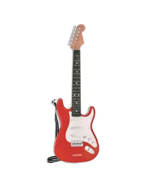 Bontempi Elektrische Gitaar Rood met Gitaarband