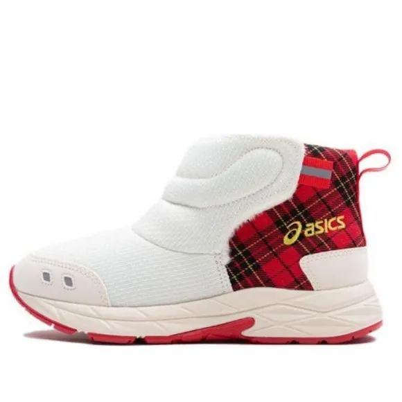 (GS) ASICS Winter Warm Boots 'White Red'