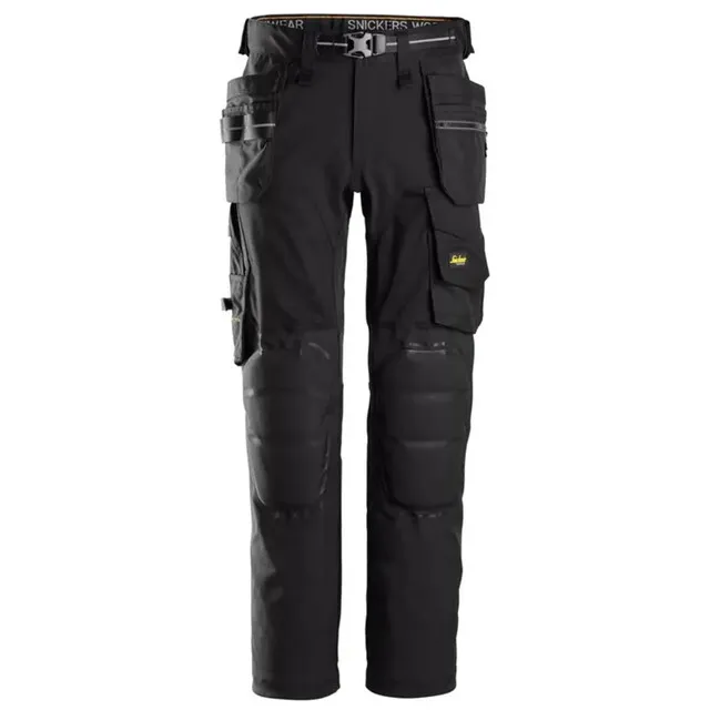 Snickers Allroundwork Broek Capsulized Kniestuk 6590 Zwart (0404) Maat 48