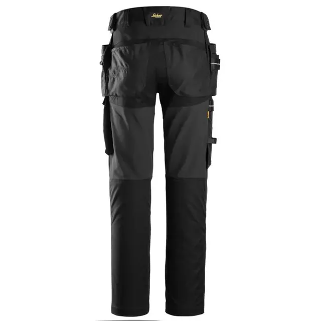 Snickers Allroundwork Broek Capsulized Kniestuk 6590 Zwart (0404) Maat 48