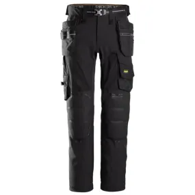 Snickers Allroundwork Broek Capsulized Kniestuk 6590 Zwart (0404) Maat 48