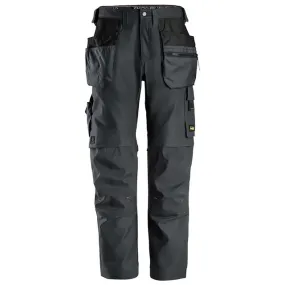 Snickers AW 6224 Canvas+ Werkbroek met Holsterzakken Grijs - maat 252