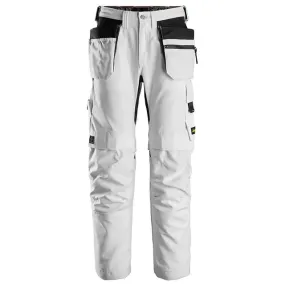Snickers Aw Canvas Strch Trous 6224 Wit - Wit (0909) Maat 050