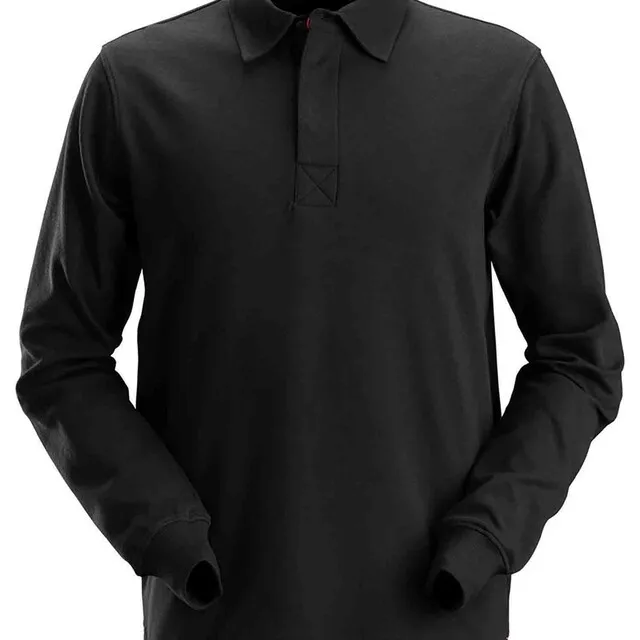 Snickers Rugbyshirt 2612 Zwart (0400) Maat S