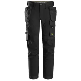 Snickers Stretch Broek 6275 Zwart (0404) Maat 156