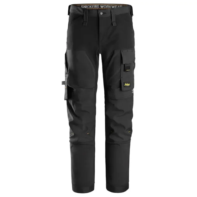 Snickers Stretch Broek 6375 Zwart (0404) Maat 050