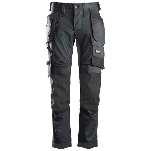 Snickers Werkbroek 6241 Staal Grijs - Zwart (5804) Maat 152