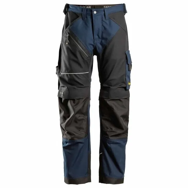 Snickers Werkbroek 6314 Donker Blauw - Zwart (9504) Maat 062