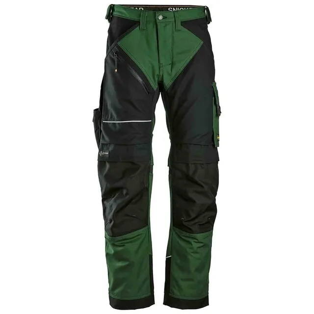 Snickers Werkbroek 6314 mt 100 Bosgroen - Zwart