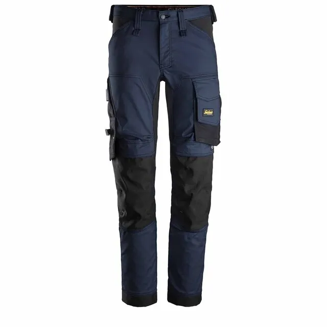 Snickers Werkbroek 6341 Donker Blauw - Zwart (9504) Maat 116