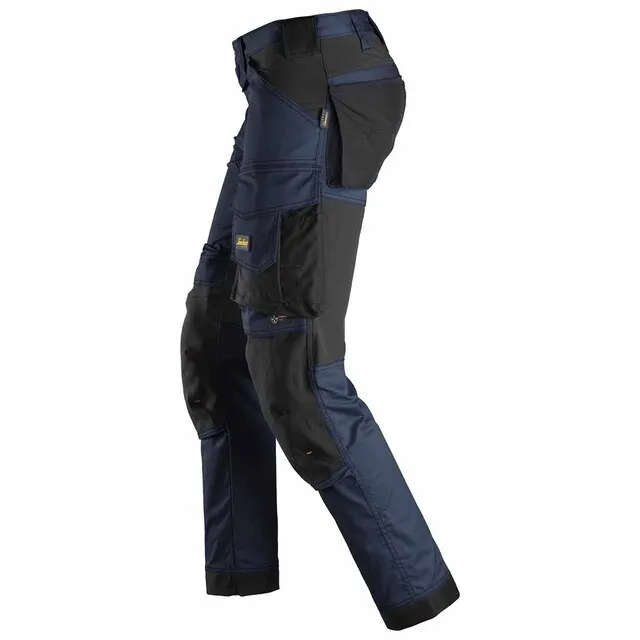 Snickers Werkbroek 6341 Donker Blauw - Zwart (9504) Maat 146