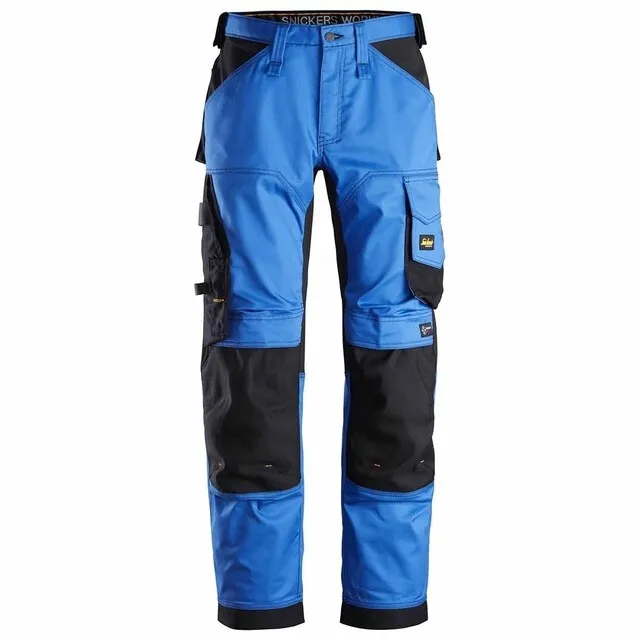 Snickers werkbroek 6351 120 kobalt blauw/zwart