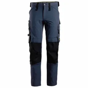 Snickers Werkbroek 6371 Donker Blauw - Zwart (9504) Maat 192