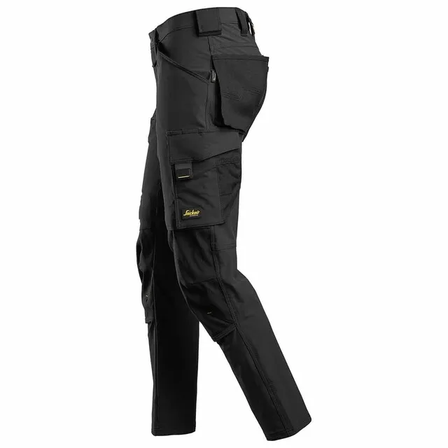 Snickers Werkbroek 6371 Zwart (0404) Maat 208