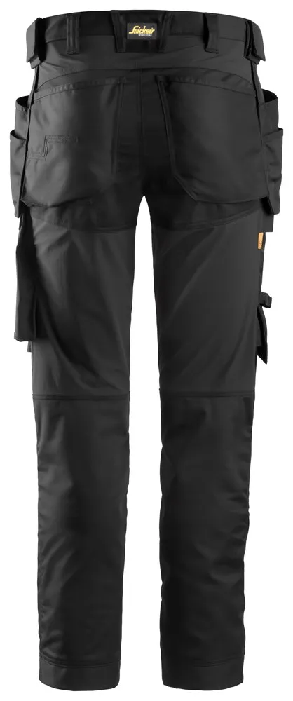 SNICKERS WERKBROEK STRETCH ZWART M50